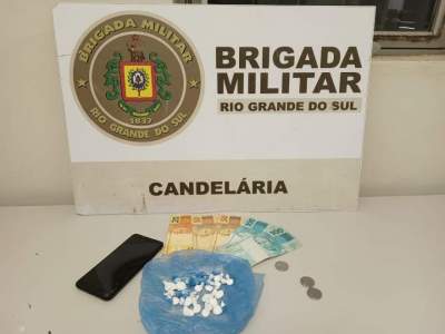 BM de Candelária prende dois por tráfico e associação ao tráfico