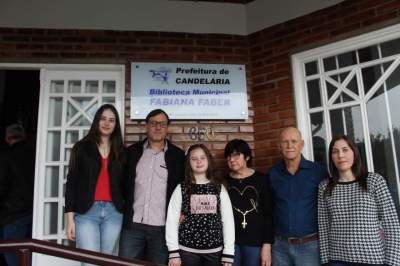 Biblioteca pública de Candelária adota o nome de Biblioteca Municipal Fabiana Faber