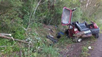 Acidente deixa homem morto e mulher ferida em Cerro Branco 