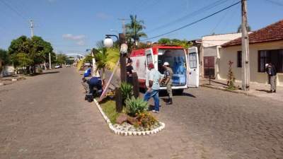 Acidente deixa motociclista ferido no Rincão