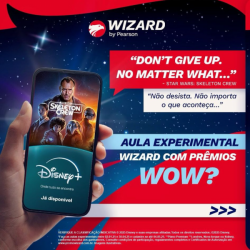 Marque sua aula experimental na Wizard e concorra a grandes prêmios