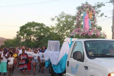 Procissão marca dia da padroeira de Candelária