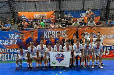 Korpus larga na frente na final do Estadual sub-13