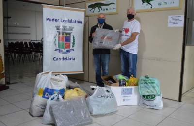Câmara arrecada 300 peças na campanha do agasalho
