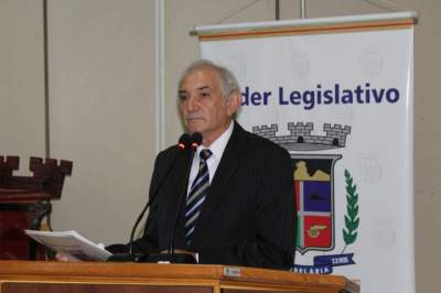 Vereador Celso Gehres, do Progressistas, o novo presidente da Câmara Municipal