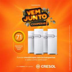 Cresol realiza novo sorteio da Campanha Vem Junto Cooperar