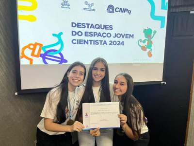 Eduarda da Roza, Mariah Luize Lawall e Ana Carolina Pfafe (Foto: Divulgação | Guia Lopes)