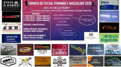 Inscrições abertas para torneio de futsal no ginásio do Parque