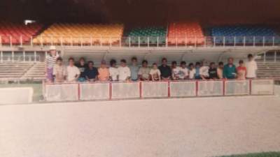 Delegação do Atlético no Mineirão em 1993