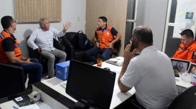 Equipe da Defesa Civil do Governo Federal está em Candelária