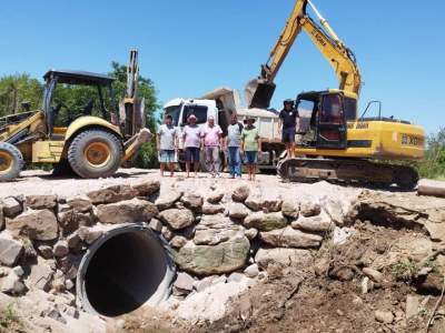 Bueiro na Várzea do Botucaraí é concluído