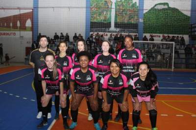 A equipe do Pumas Futsal