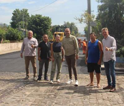 Rim, Cristiano, Jorge Willian e técnicos estiveram no local