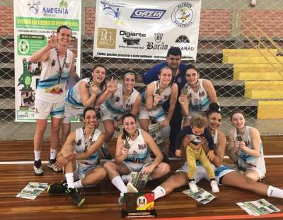 Blumenau Basquete: equipe campeã do Sul Brasileiro de Basquete Feminino