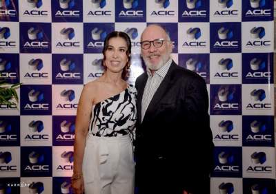 A presidente da ACIC Ivânia Portella de Moraes e Cassiano Steinhaus