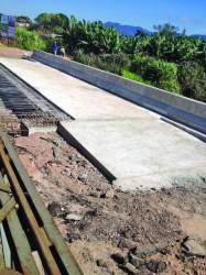 Primeiro lado de ponte na RSC-287 é concluído