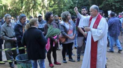 Padre José Carlos Stoffel: celebração e bênção aos fieis