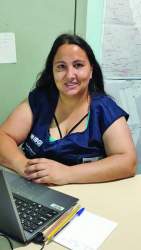 Catiane Amelini, Agente Censitária Municipal: A colaboração de todos é fundamental | Charles Silva / Folha de Candelária